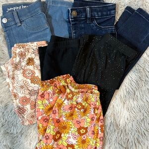 Floral and Denim Pants Collection